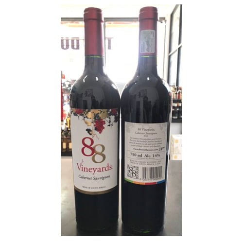 88 Vineyards Merlot Medium-Sweet 750 ML - สยามลิค